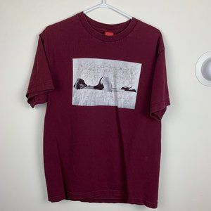 Visual Burgundy Graphic Tee